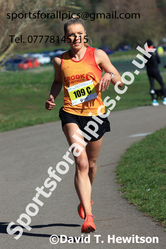 Senior Womens 2026 NECAA Royal Signals Road Relays, Hetton Lyons Country Park, Hetton le Hole. Photo: David T. Hewitson/Sports for All Pics